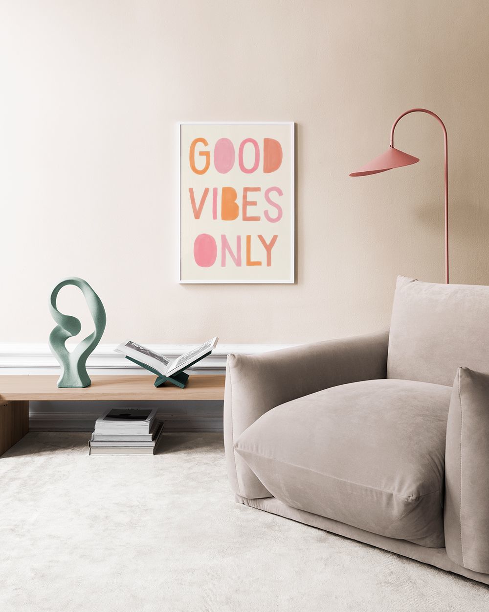 Good Vibes Typo Print
