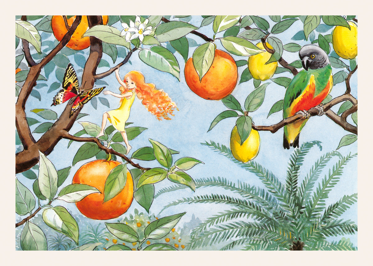 Elsa Beskow - The Elf in the Sun Land Print