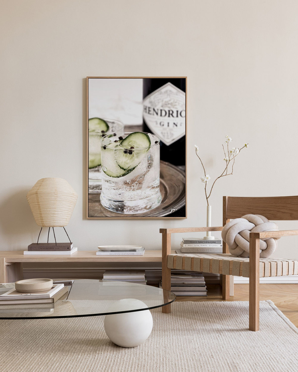 Gin & Tonic Drink Canvas print
