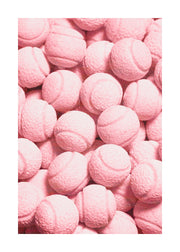 Pink Tennis Print