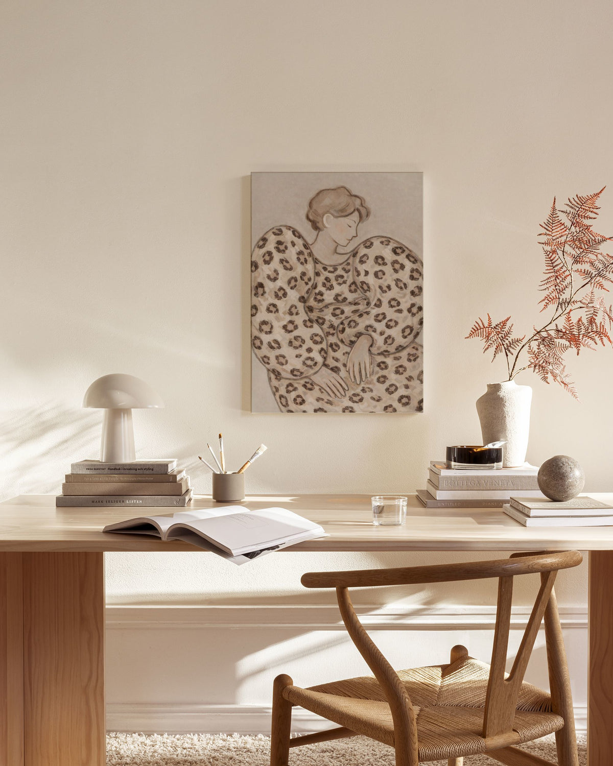 Leopard Spotted Dream Canvas print