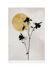 Flower Silhouette Canvas print