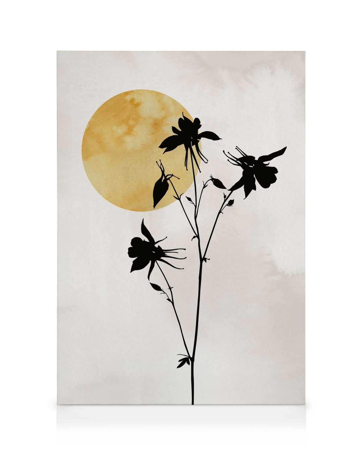 Flower Silhouette Canvas print