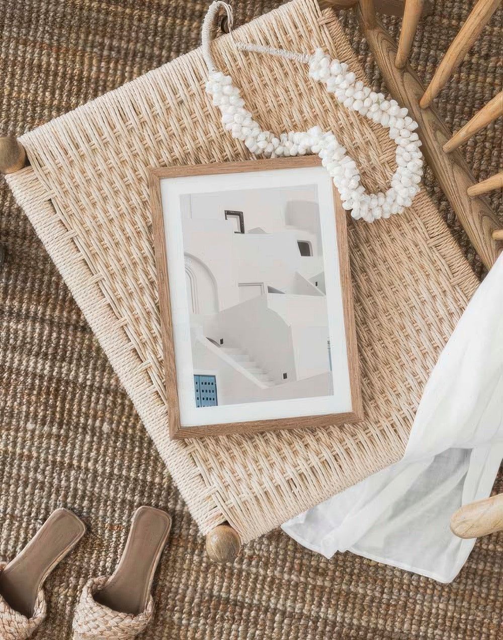 Whitewashed Houses Print