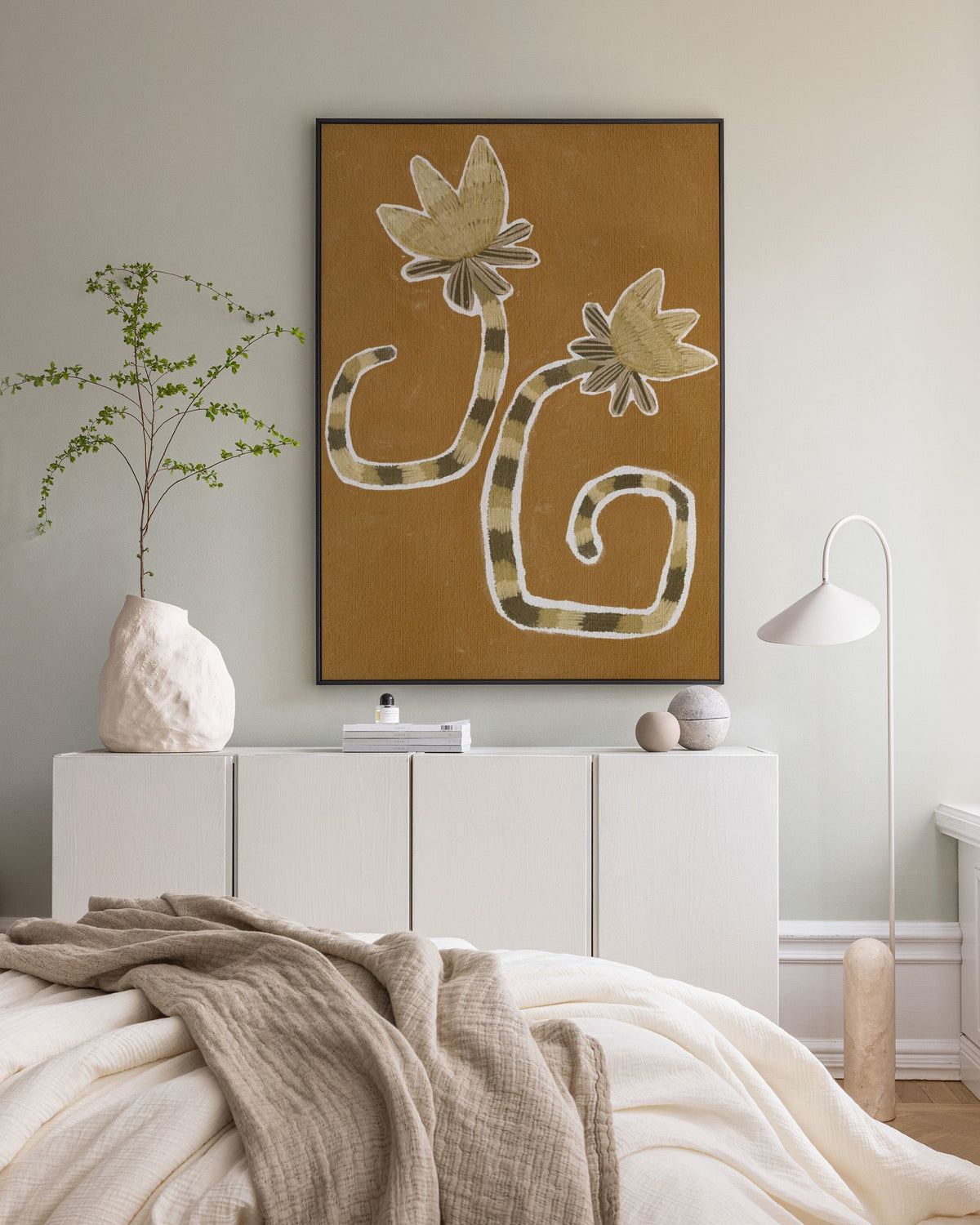 Shatha Al Dafai - Delicate Bloom 8 Canvas print