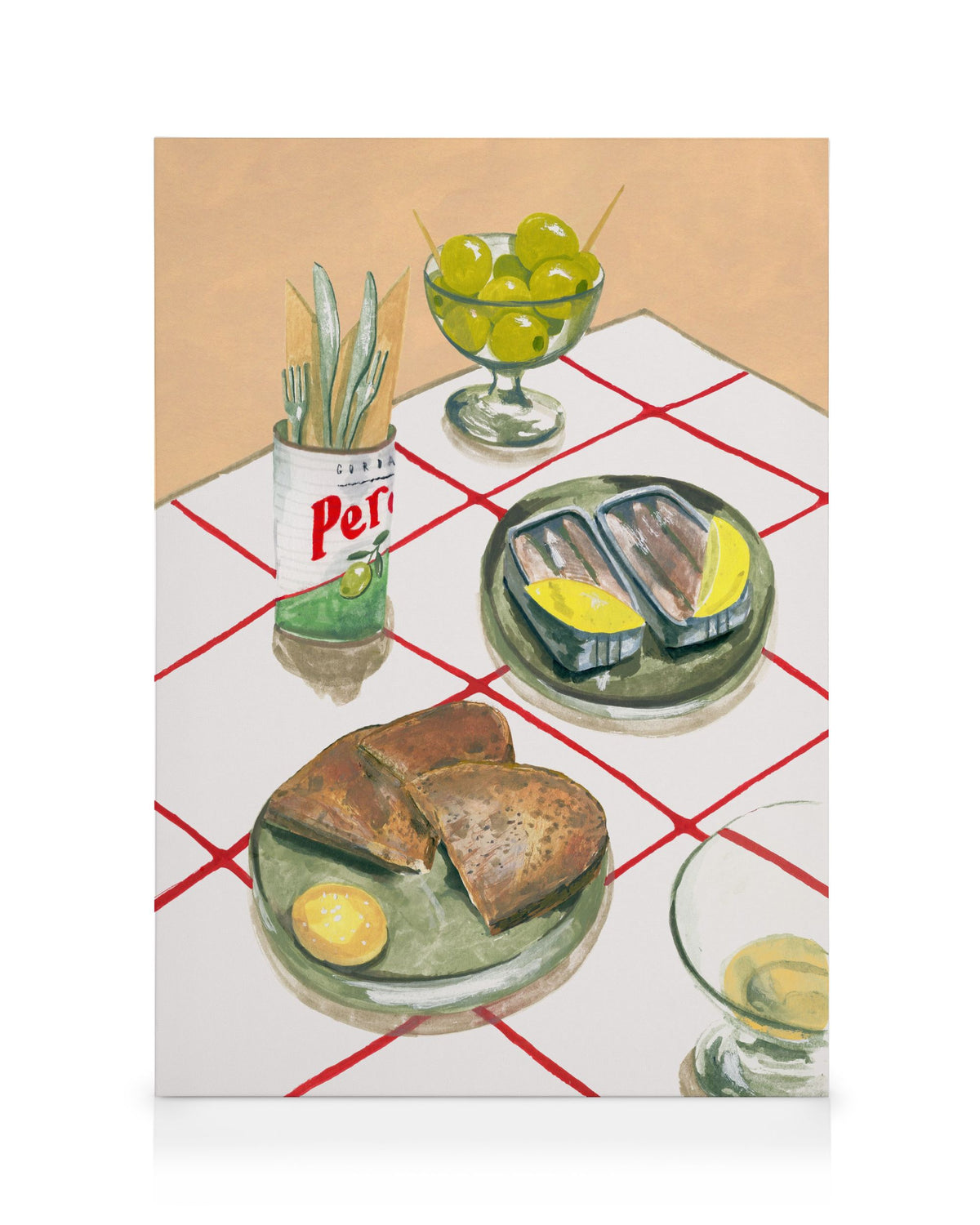 Laura Page - Wine Night Canvas print