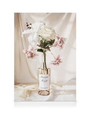 Rosé Flowers Canvas print