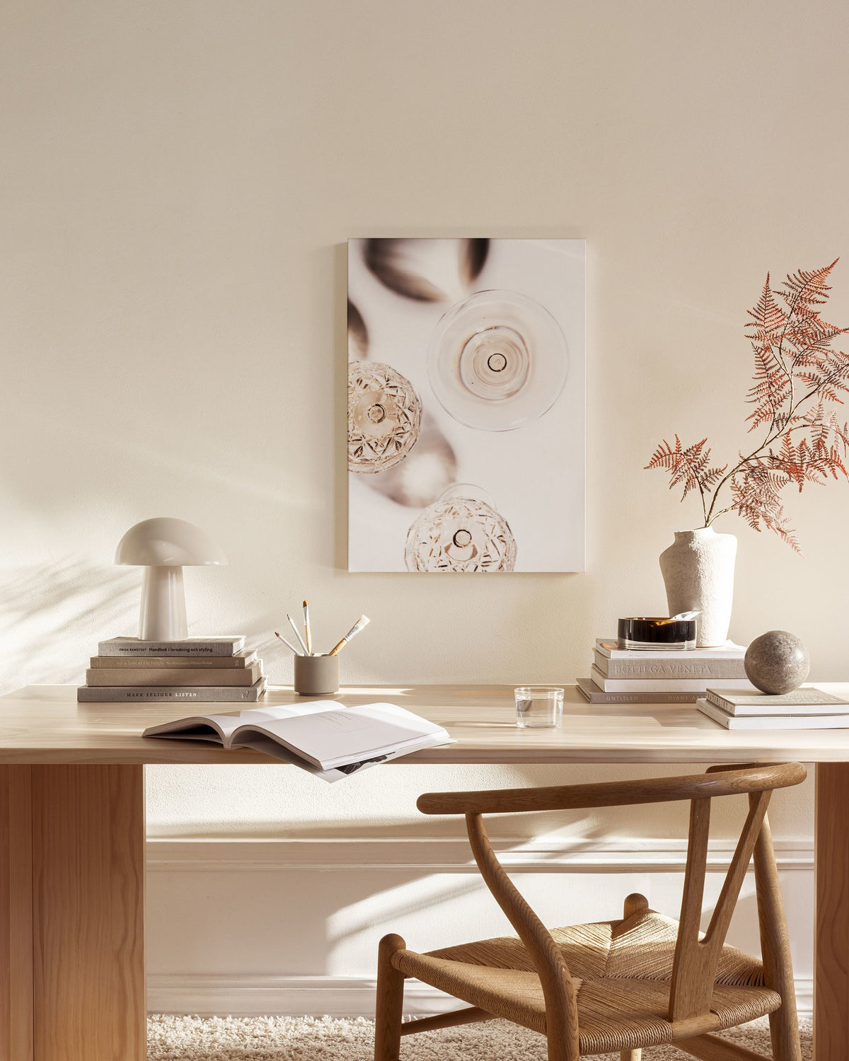 Champagne Shade Canvas print
