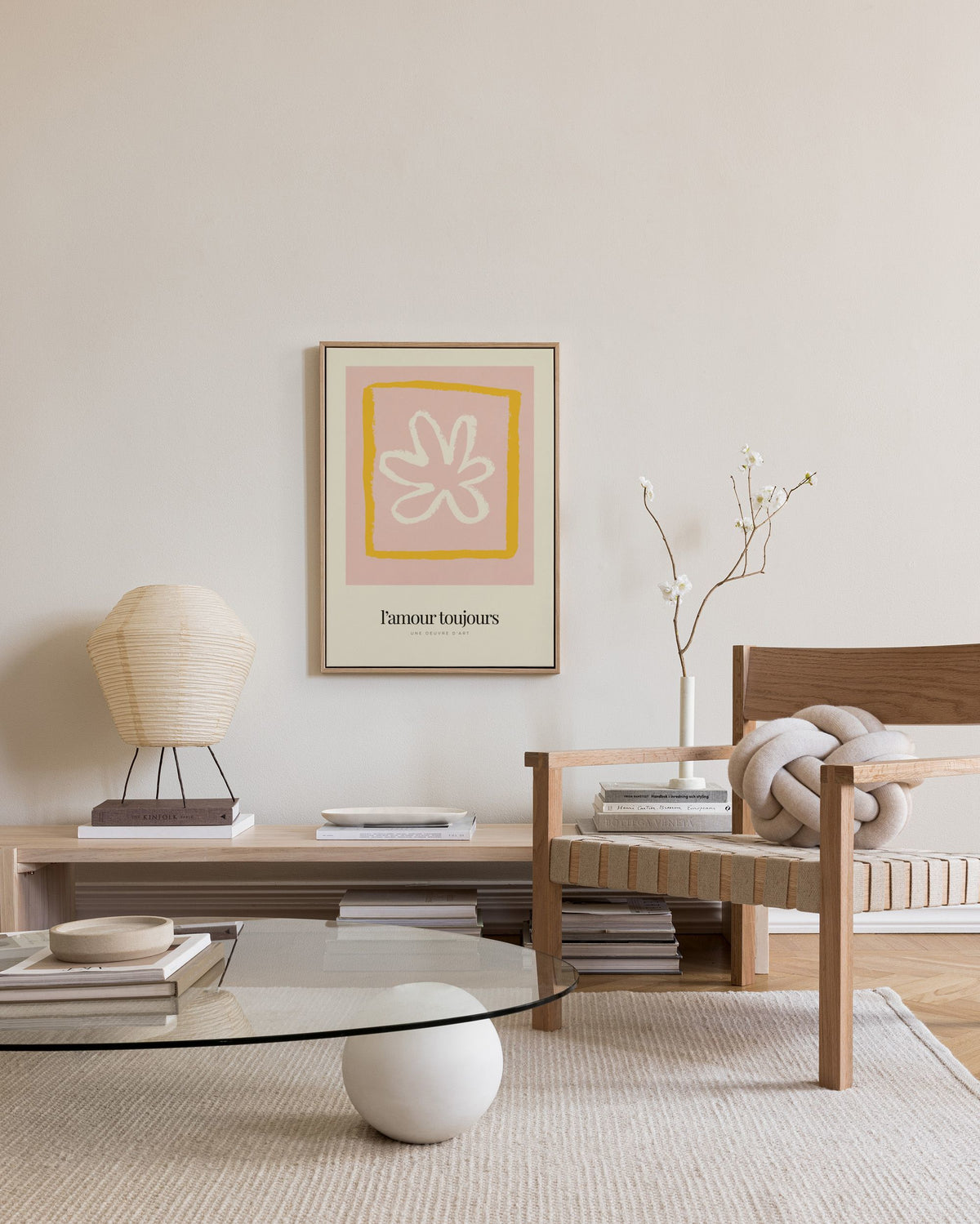 Toujours Canvas print