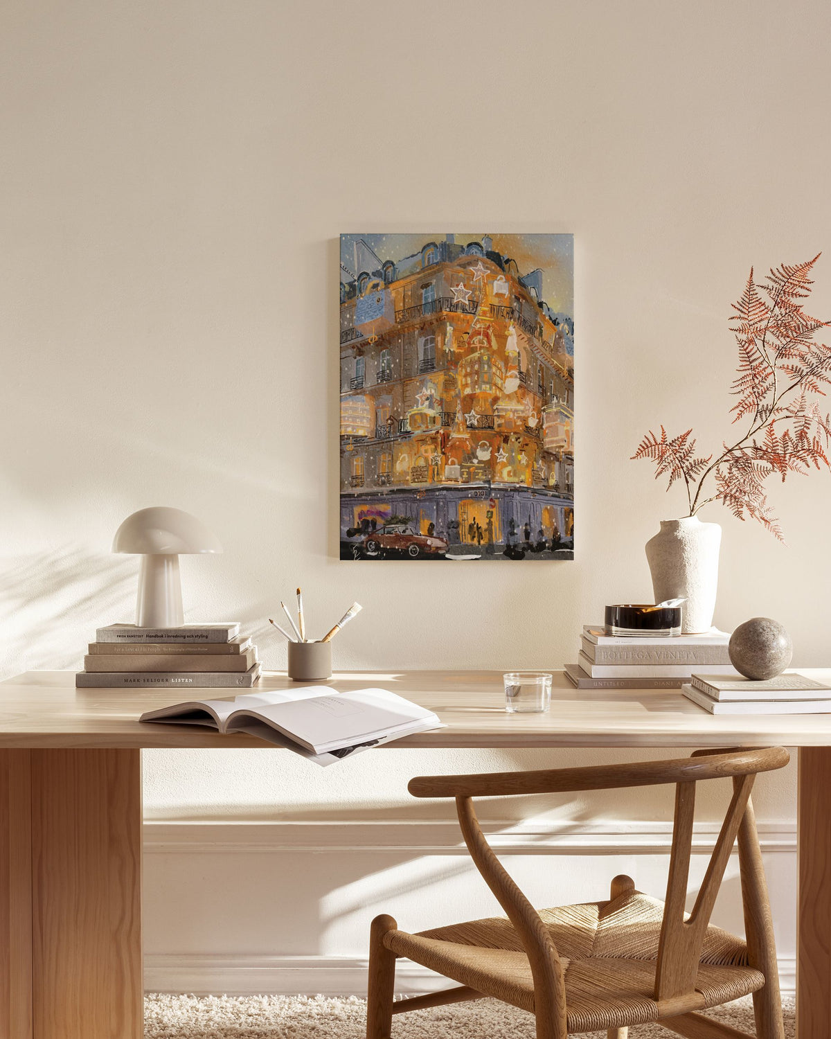 Ekaterina Zagorska - Dior Christmas Canvas print