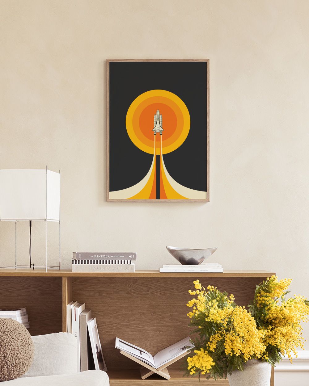 Jazzberry Blue - Space Shuttle No2 Print