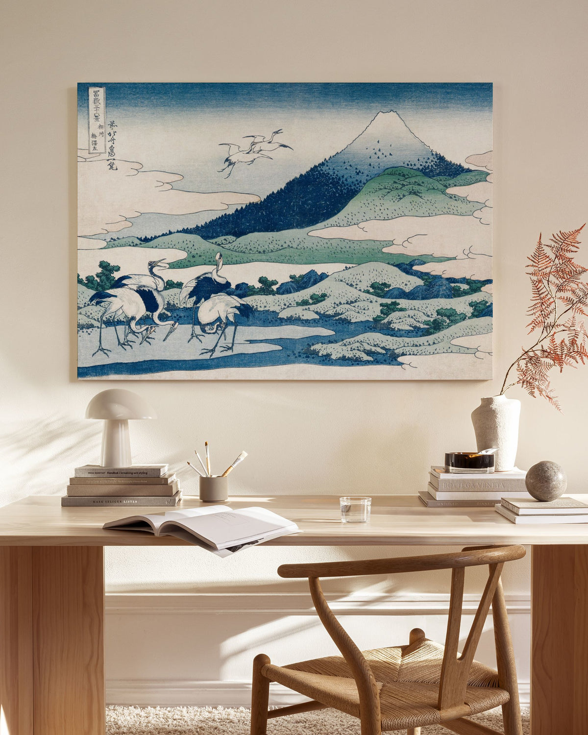 Hokusai - Umezawa Manor in Sagami Province Canvas print
