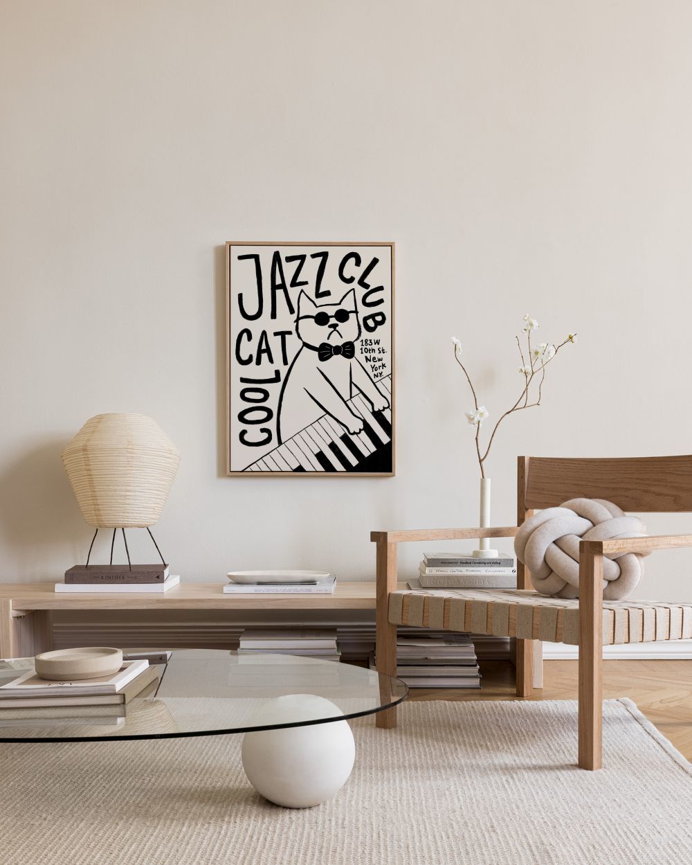 Cool Cat Jazz Club Canvas