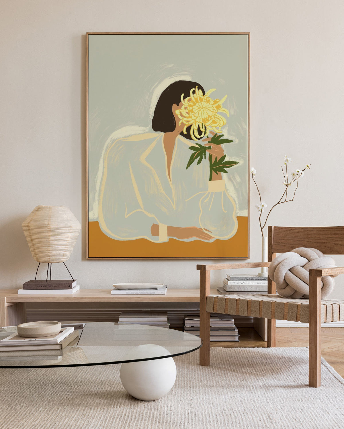 Arty Guava - Lay Hoon - The Chrysanthemum Canvas print