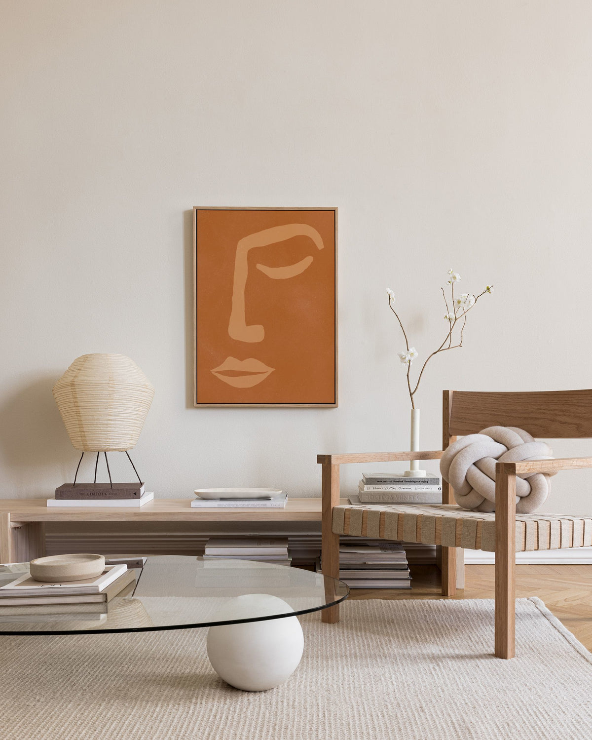 Hazel Face Canvas print