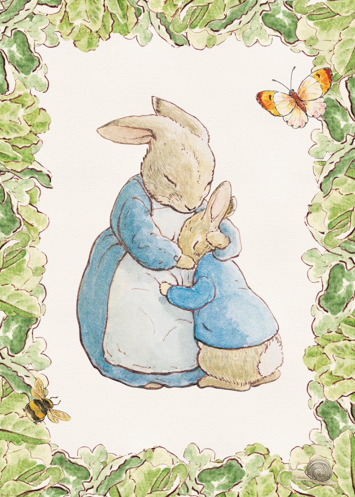 Peter Rabbit Hug Print