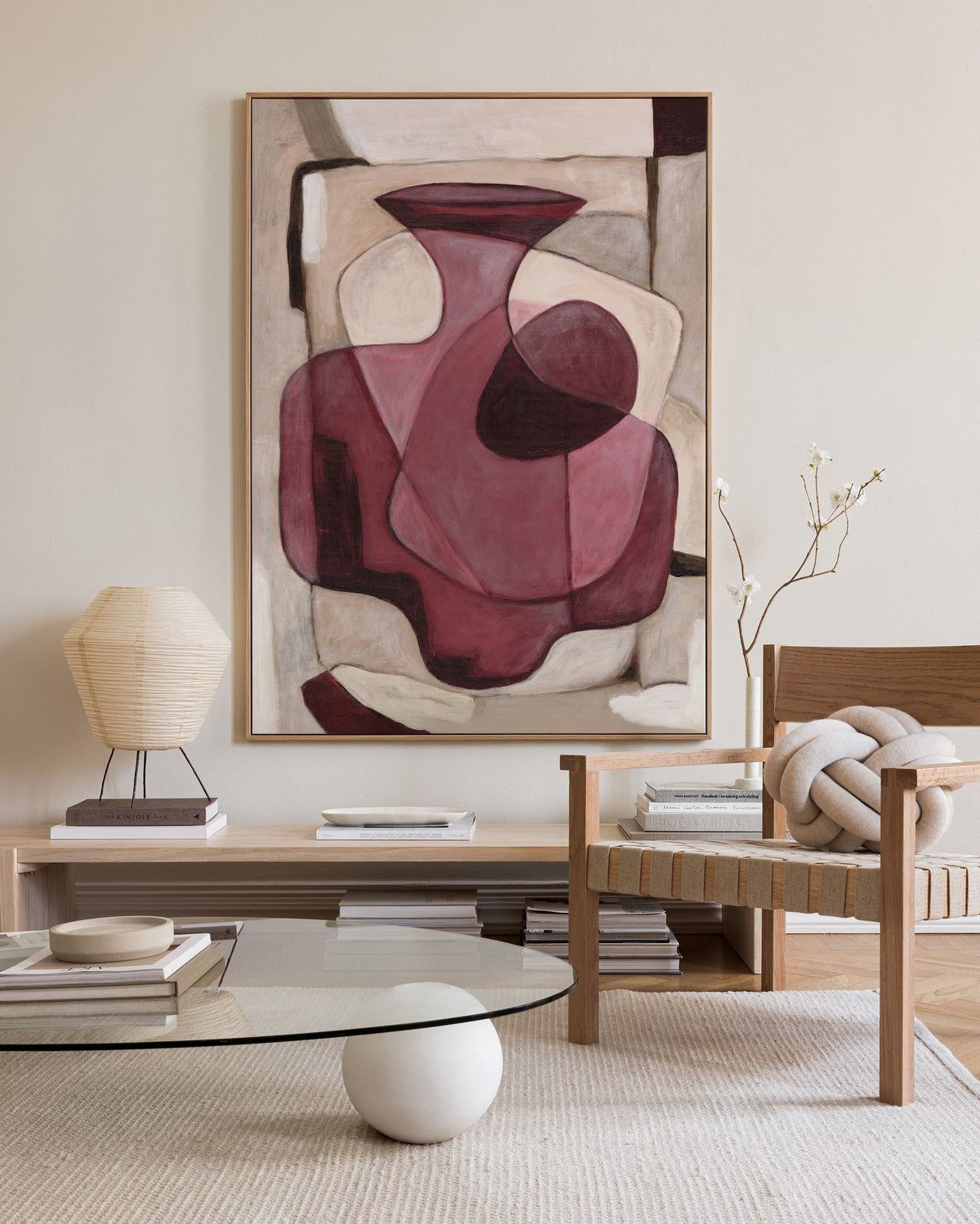 Bordeaux Vase Canvas print