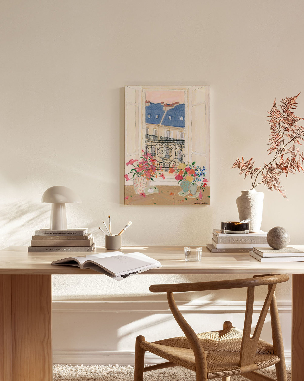 Katharina Puritscher - Window With a View Canvas print
