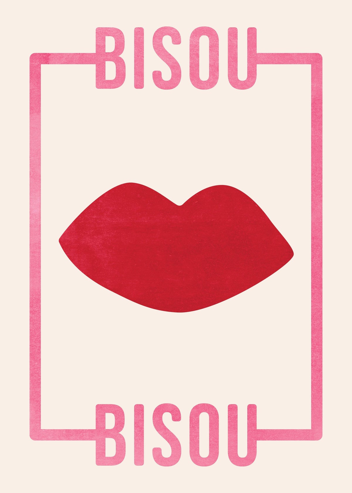 Bisou Bisou Print