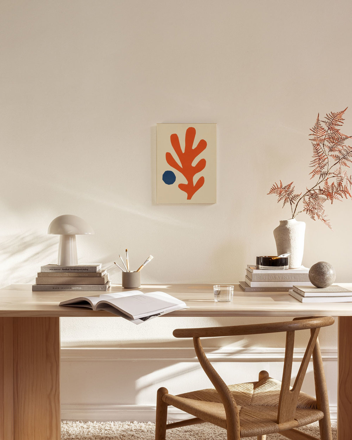 Cutout Coral Canvas print