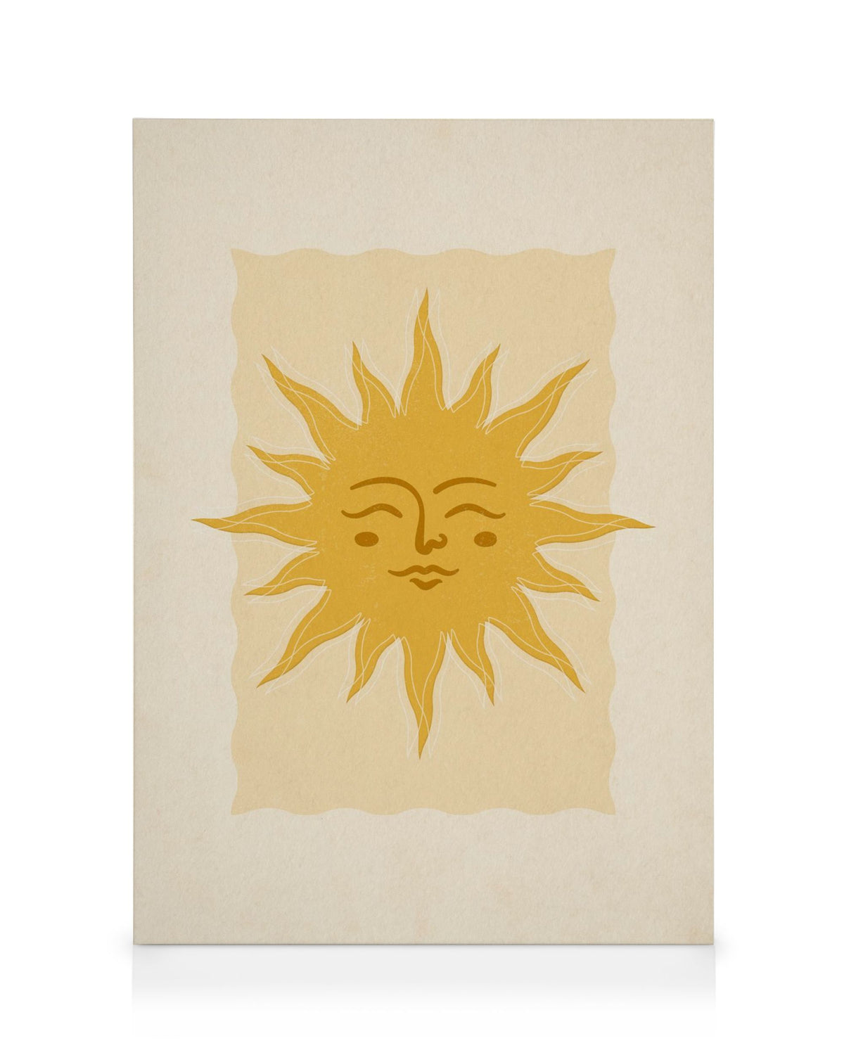 Warming Sun Canvas print