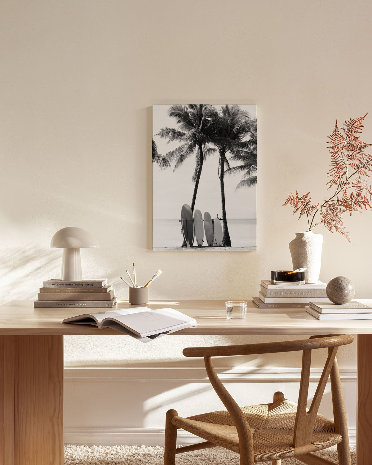 Surfboards BW Canvas print