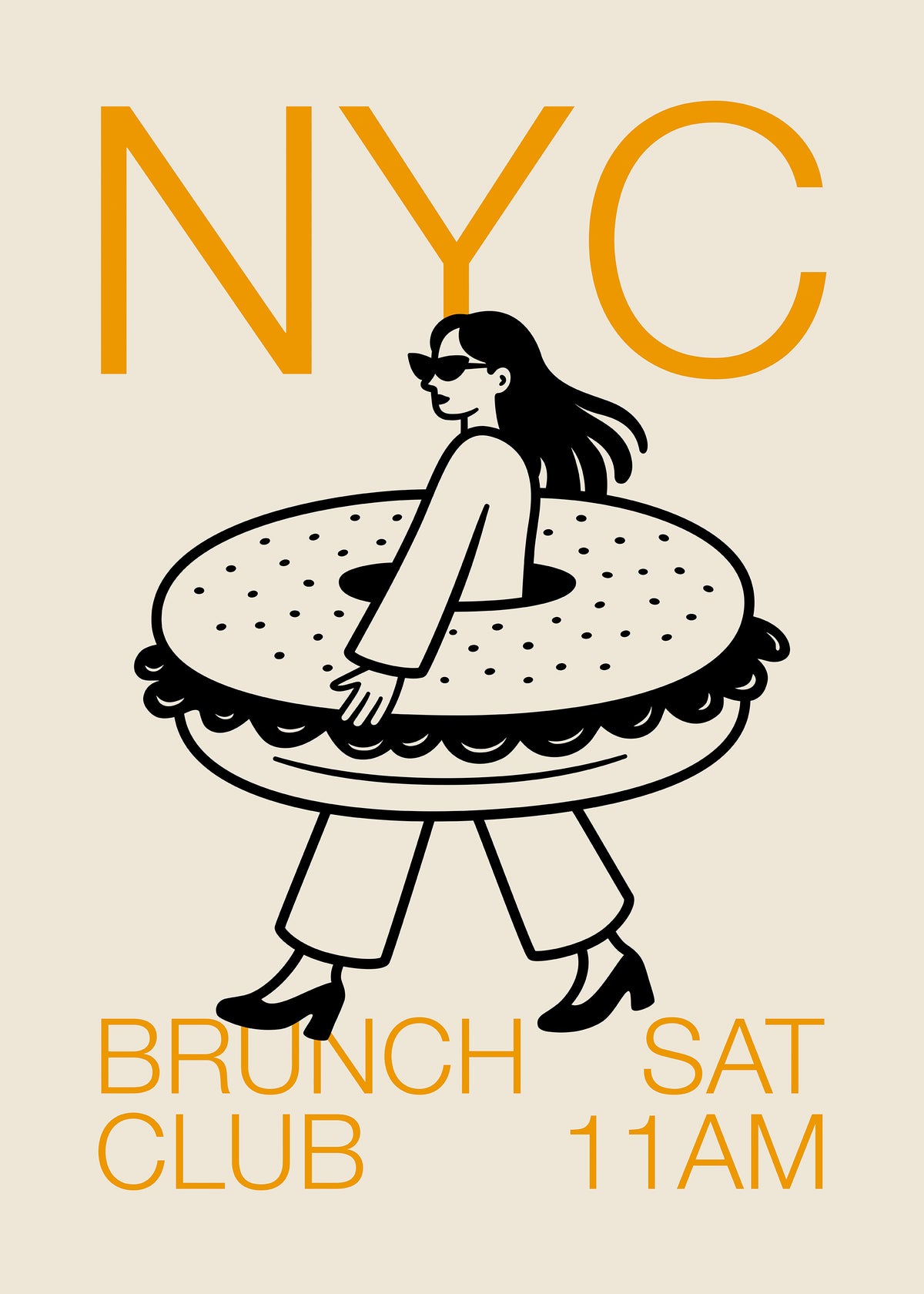 NYC Brunch Club No2 Print