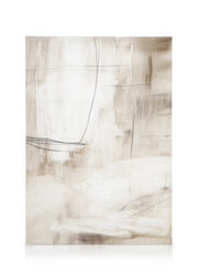 Graphite Touch Abstract No1 Canvas print