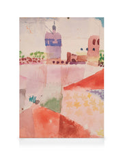 Paul Klee - Hammamet With its Mosque Canvas print