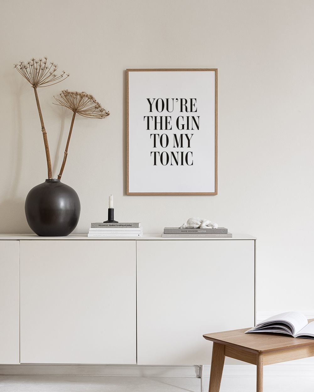 The Gin to My Tonic Print