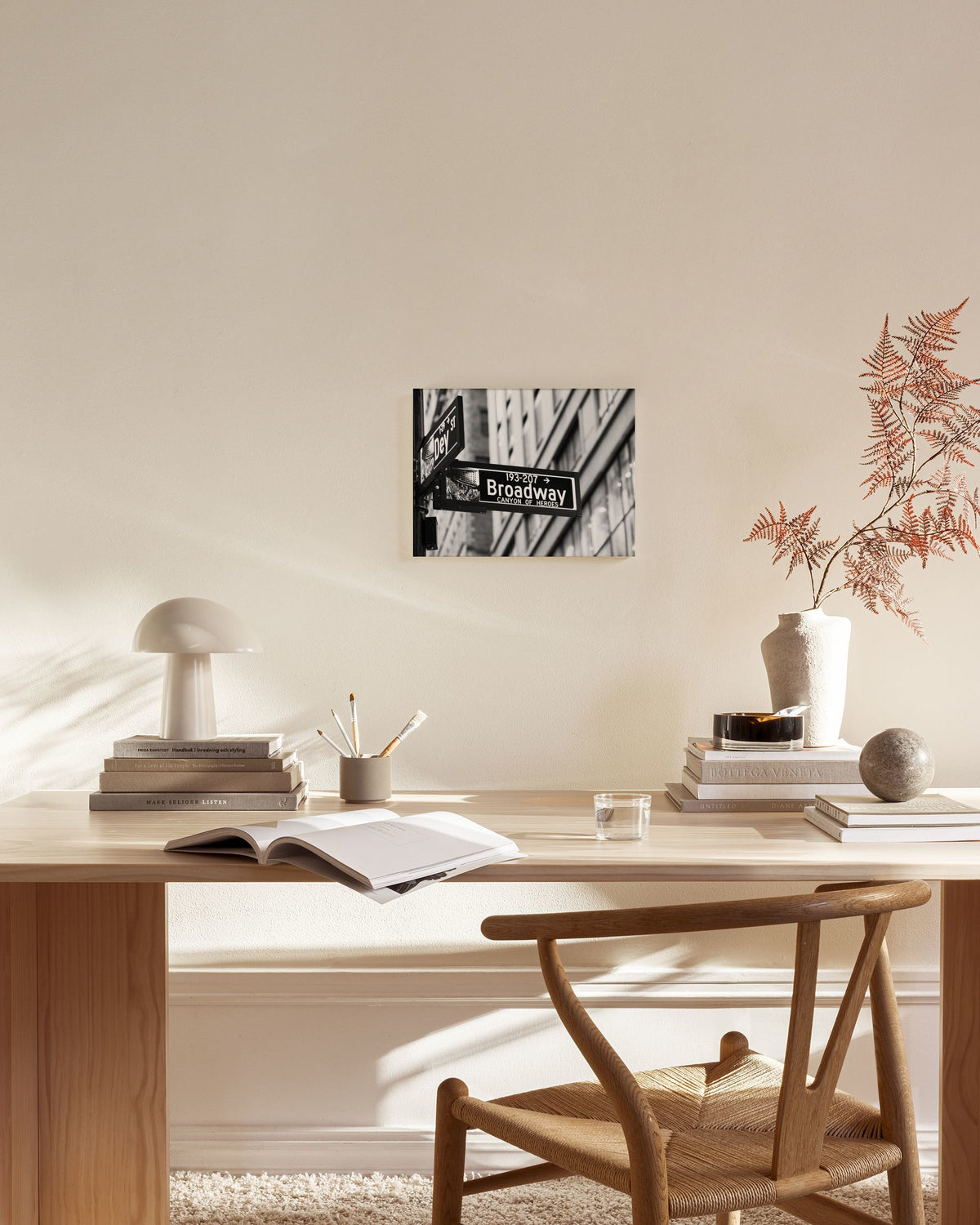 Broadway Sign Canvas print