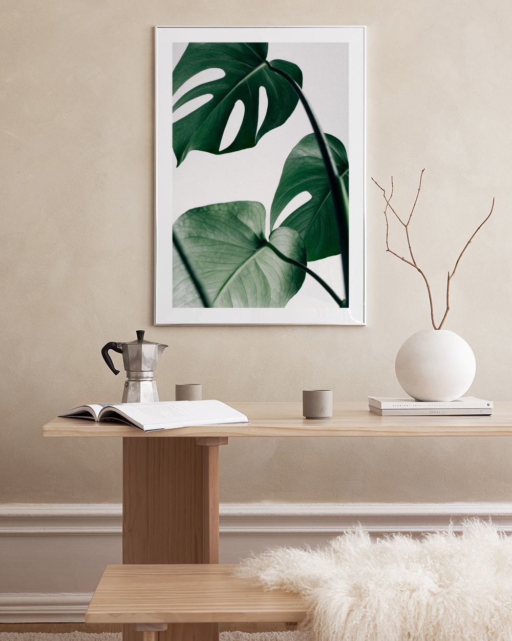 Monstera Three Print