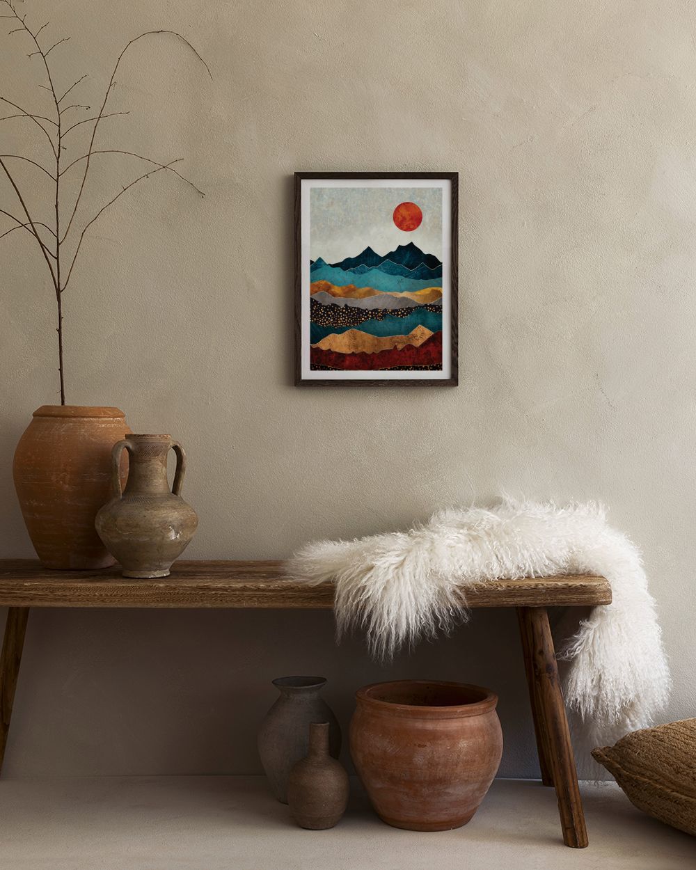 SpaceFrog Designs - Amber Dusk Print
