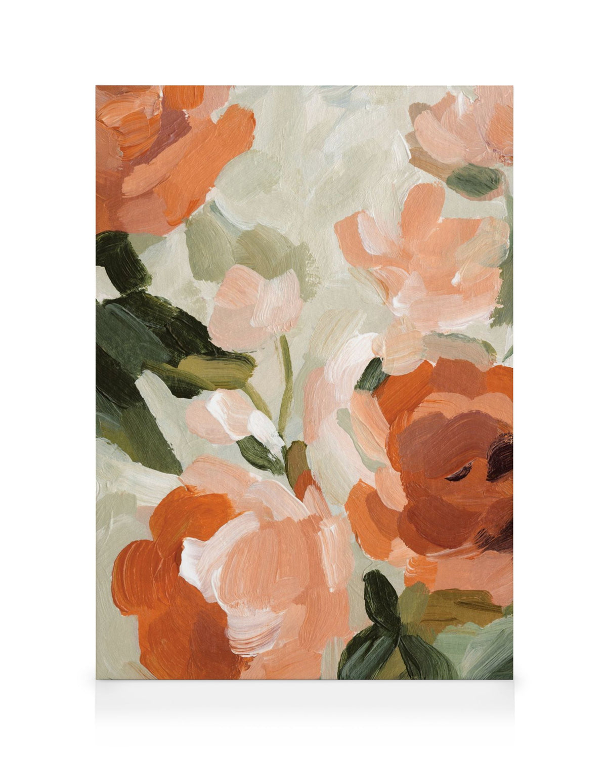 Soft Rustic Florals No2 Canvas print