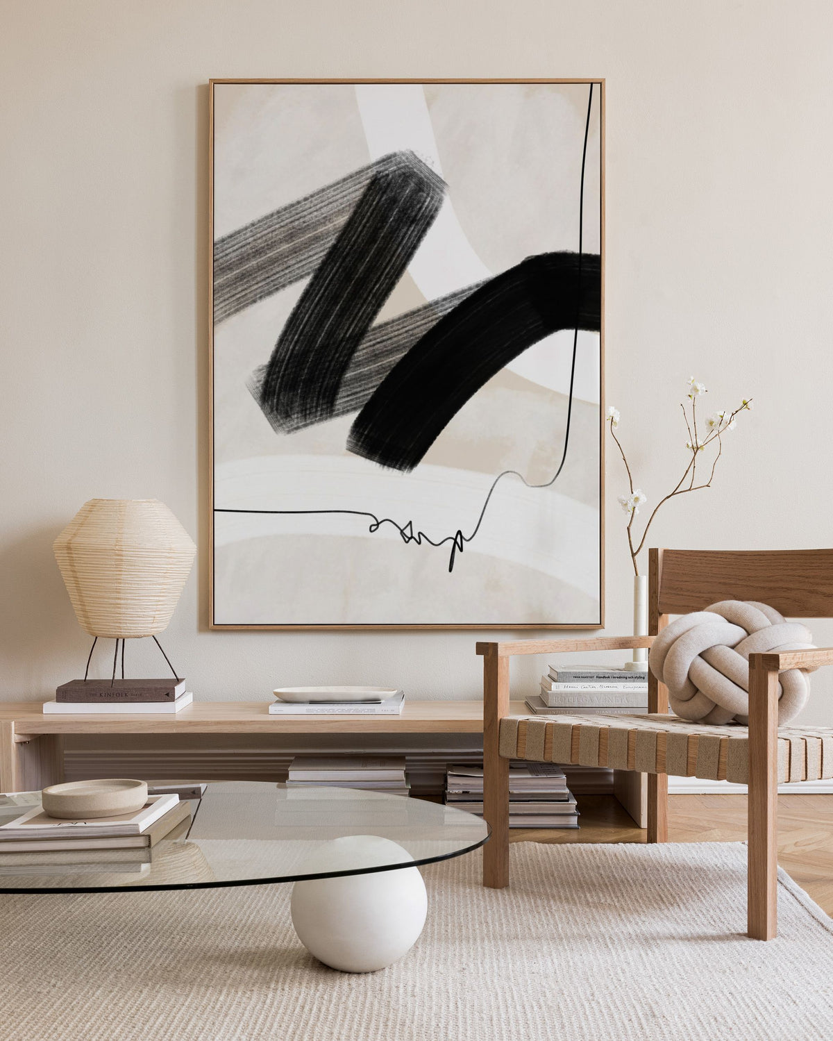 Abstract Wave No1 Canvas print