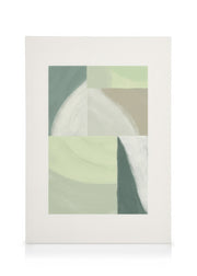 Green Color Blocks Canvas print