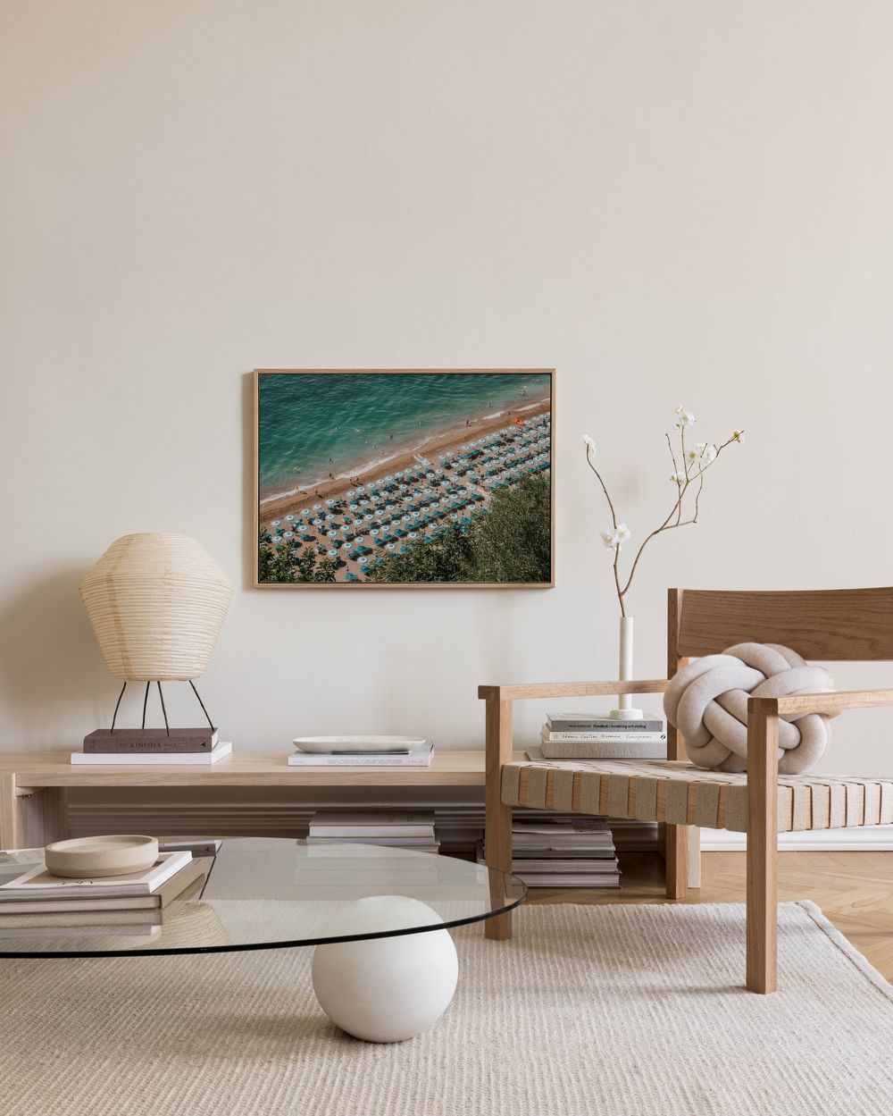 Positano Beach Front Canvas print