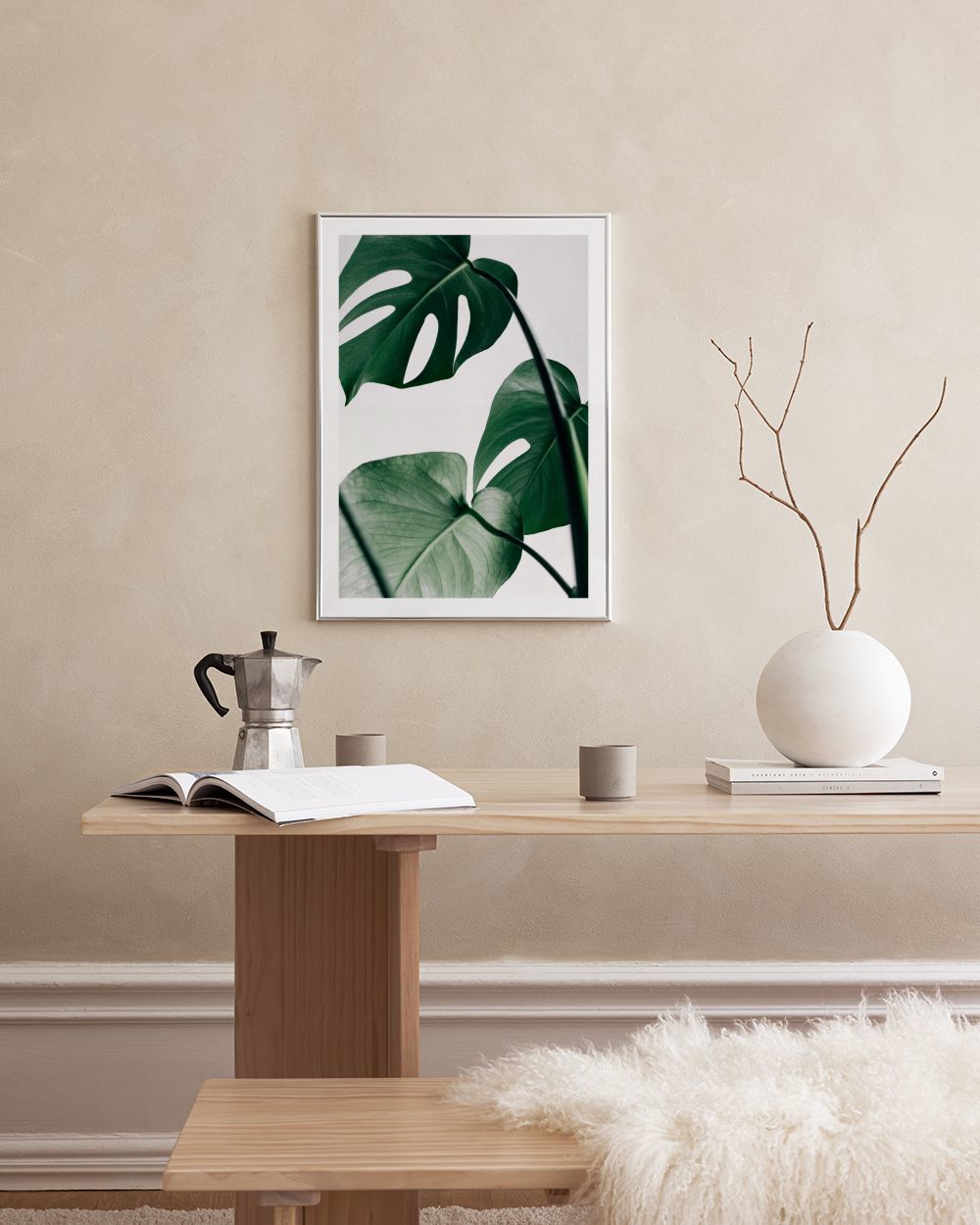 Monstera Three Print
