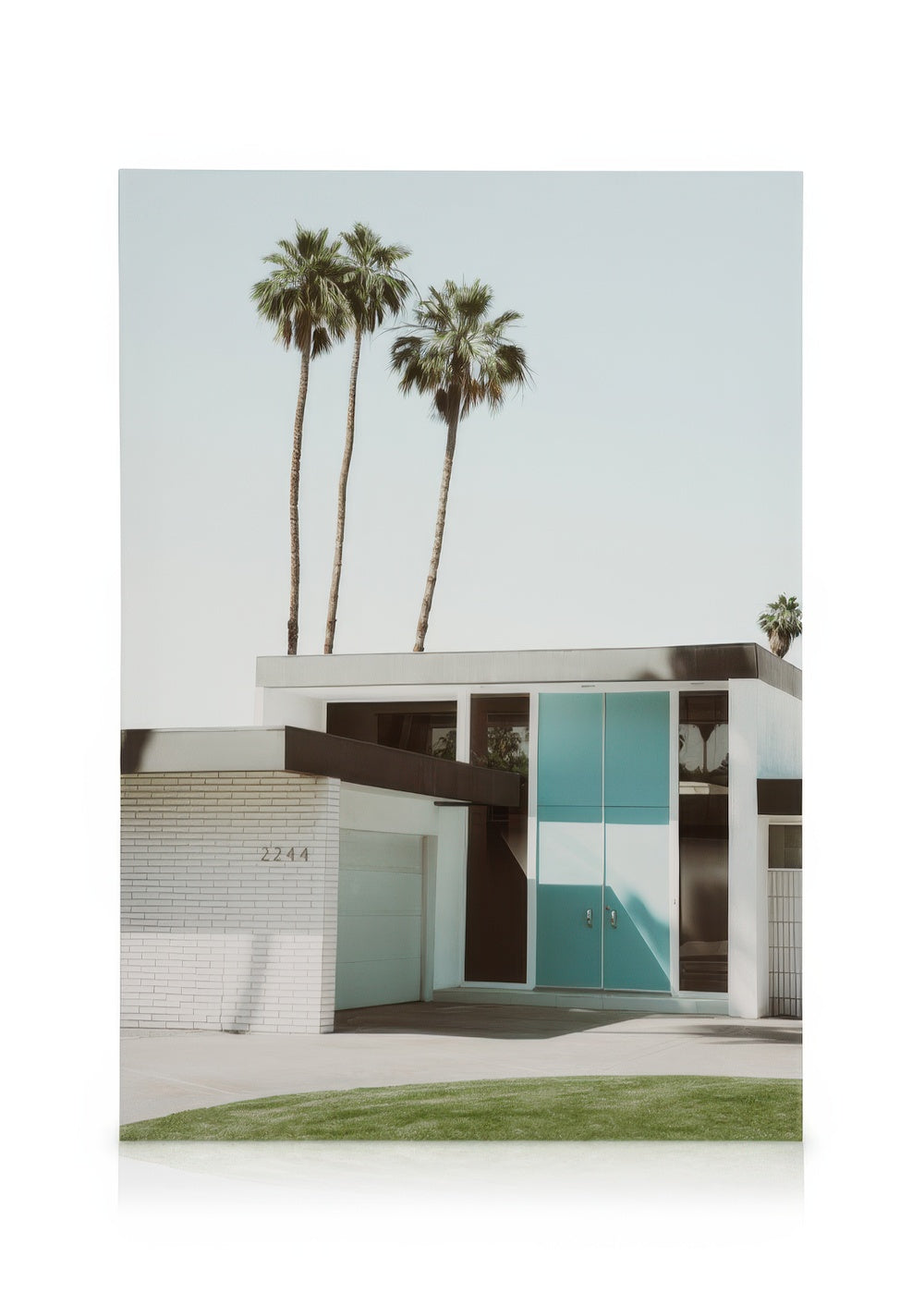 Mid Century Villa Canvas print
