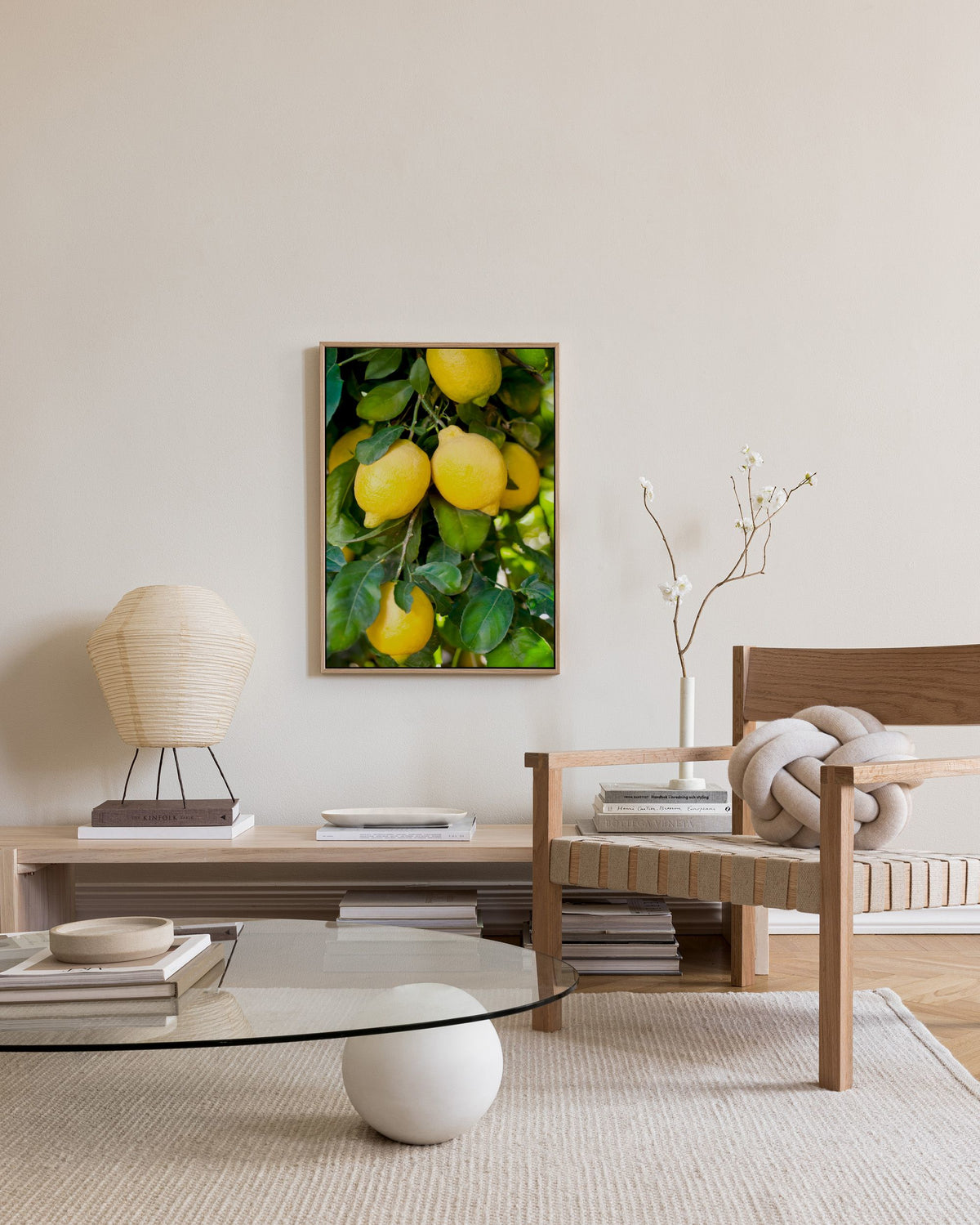 Fresh Lemons Canvas print