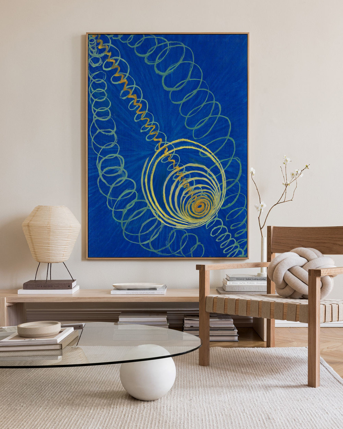 Print - Primordial Chaos, No.16 by Hilma af Klint Canvas print