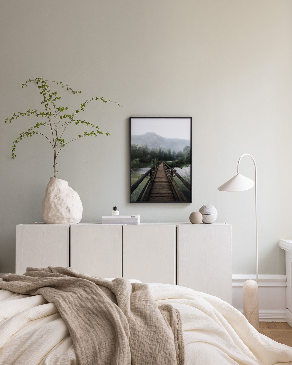 Wooden Bridge Canvas print