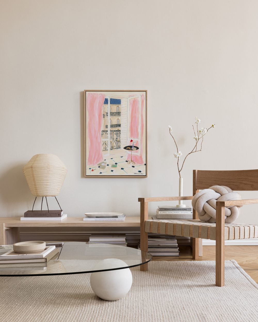 Katharina Puritscher - Croissant and Book Canvas print