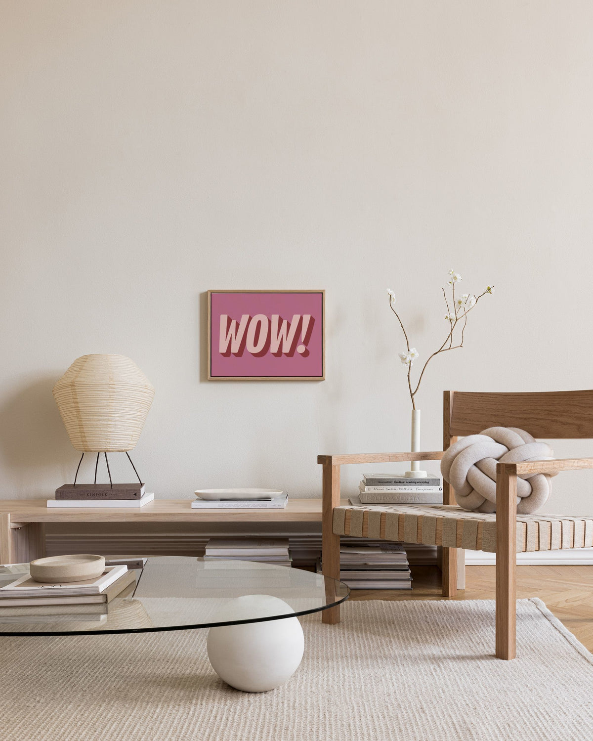 Wow Canvas print