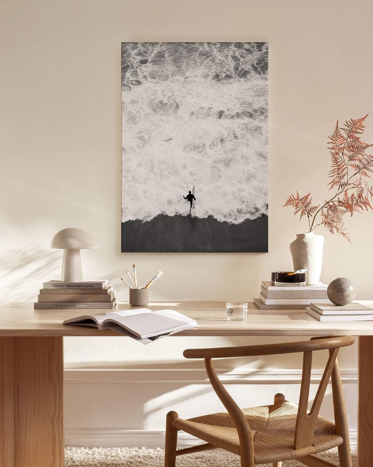 Running Into Ocean  Ocean Adventure Canvas print