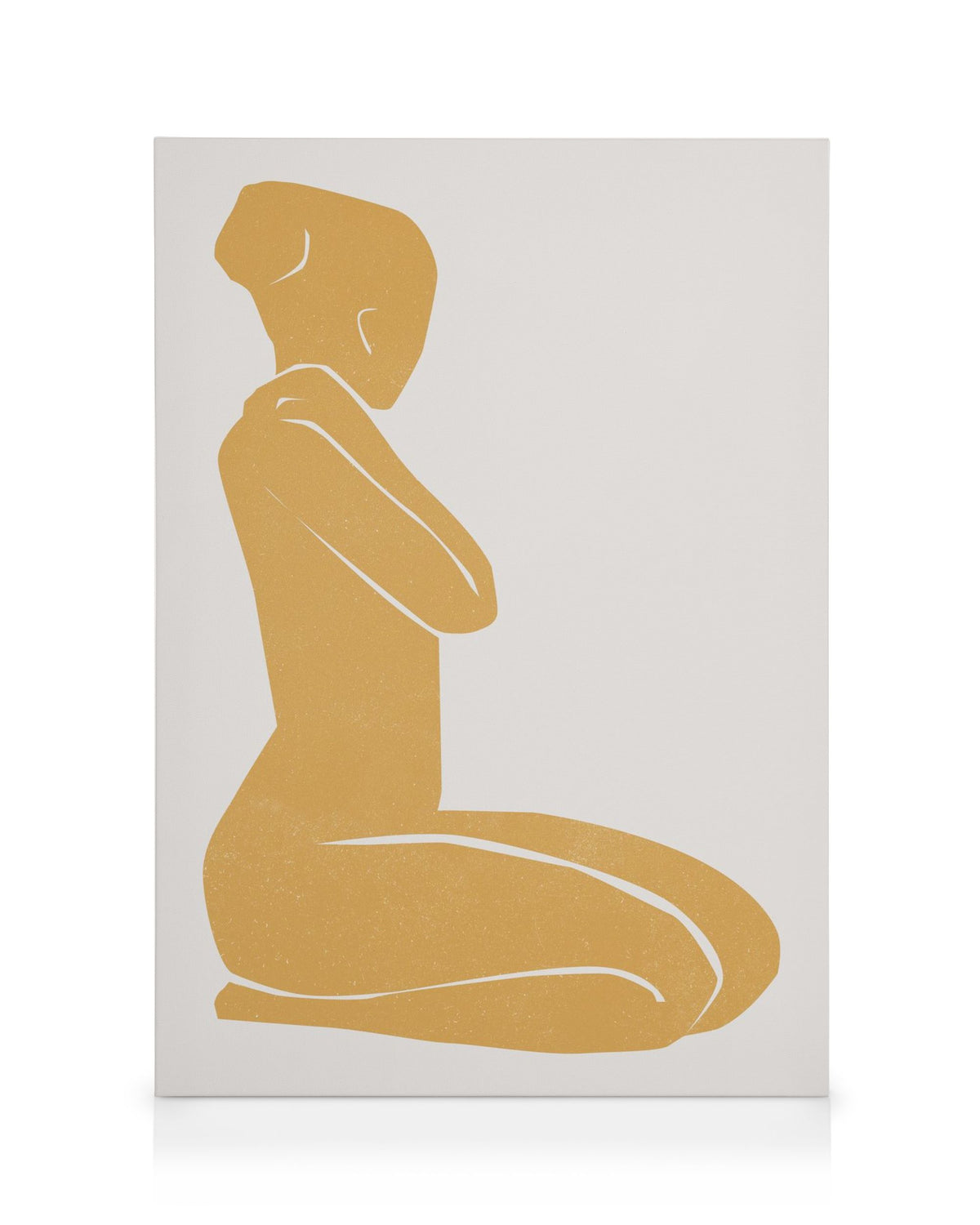 Cadmium Yellow Figure Canvas print