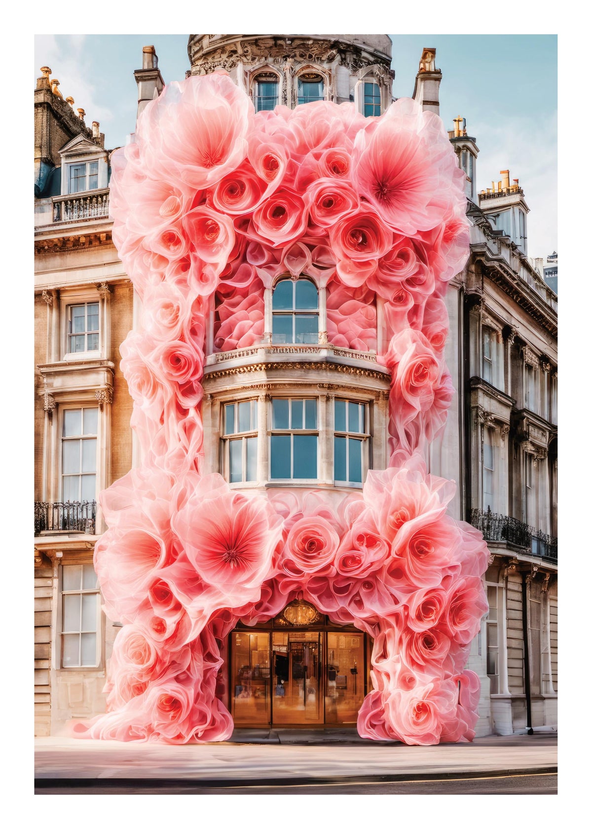 Rose Facade Print