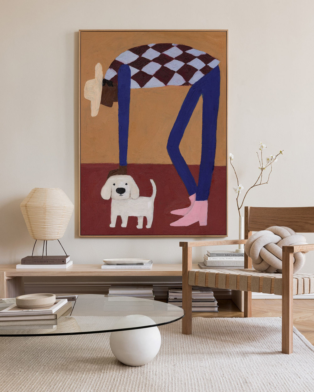 Howdy Hound Canvas print