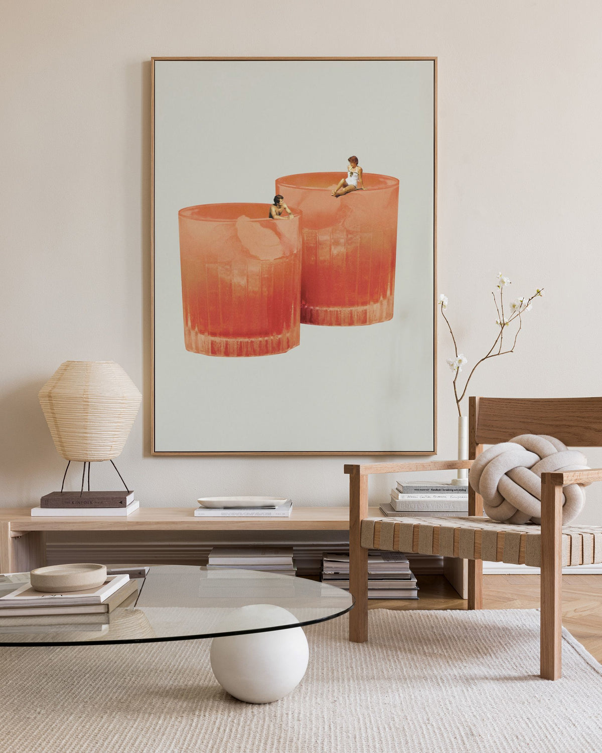 Maarten Leon - Holiday in a Glass No2 Canvas print