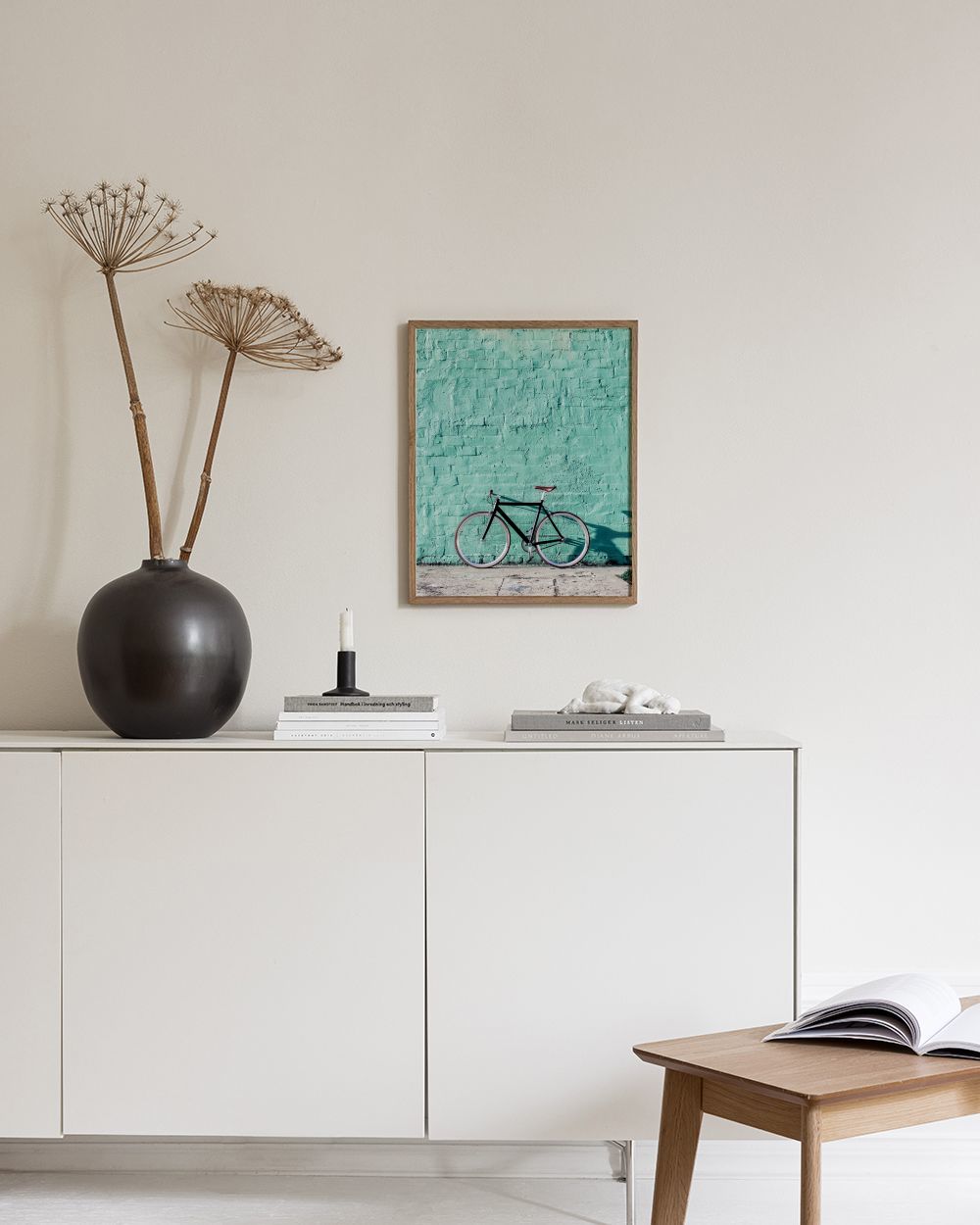 Mint Bike Print